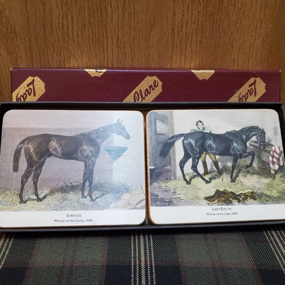 Rare vintage Lady Clare coasters - Picture 1 of 5